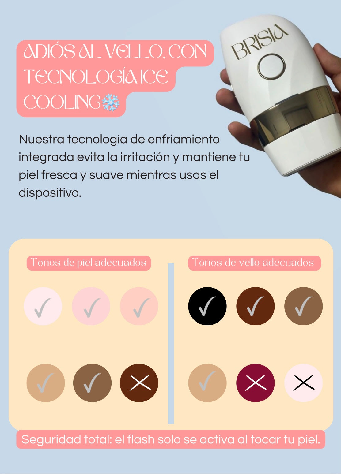 DEPILADORA LÁSER - ICE COOLING