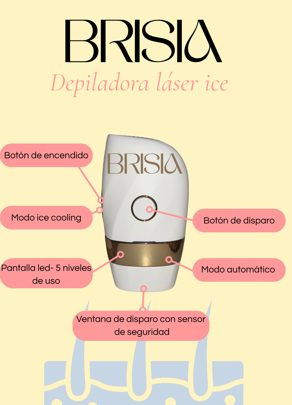 DEPILADORA LÁSER - ICE COOLING